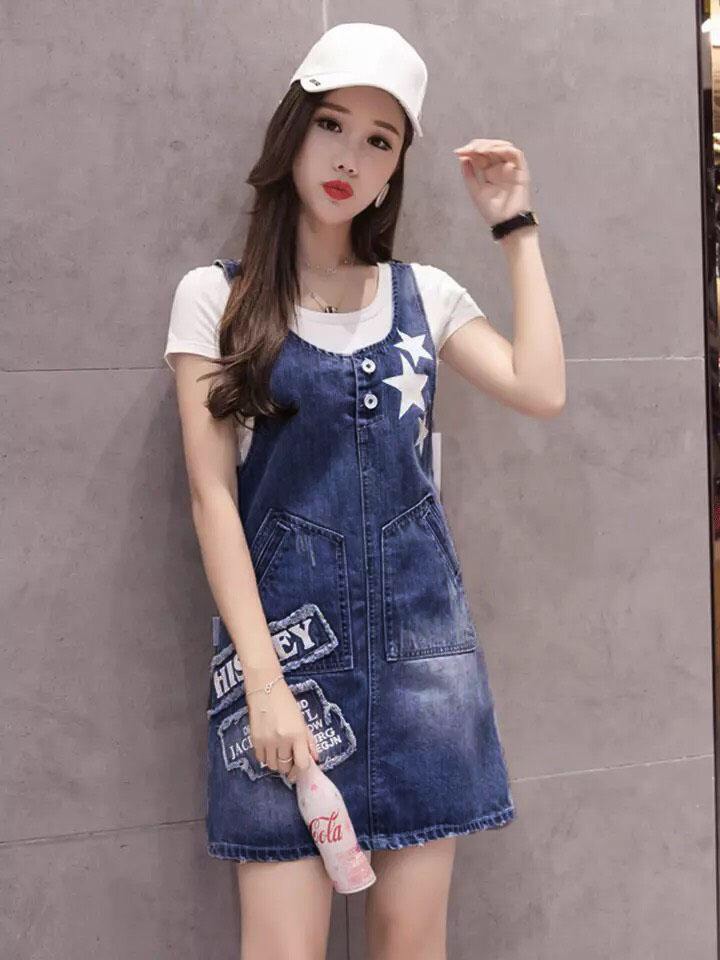 ĐẦM YẾM JEAN SUÔNG IN HỌA TIẾT NGÔI SAO